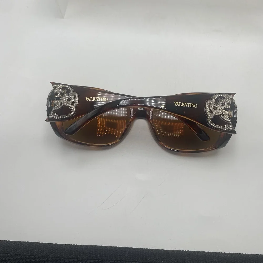 Valentino Sunglasses Women FRAME ONLY 5696/S Zac8M 57-18-125 Brown Tortoise 522